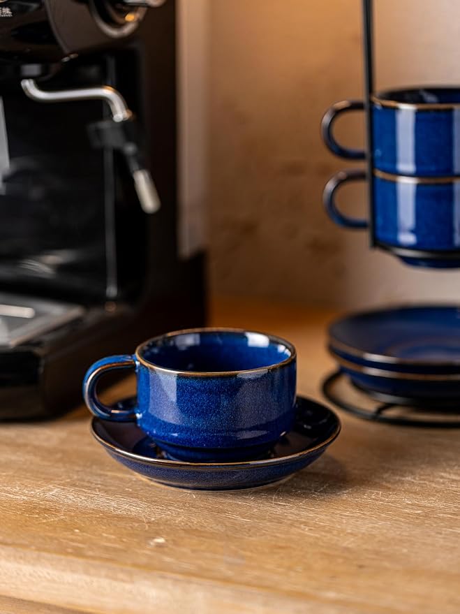 Gomakren 6oz Cappuccino Cups Set of 4 - Image 9