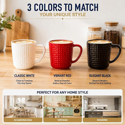 Large Coffee Mugs, 20 oz Ceramic Coffee Cups - Image 7