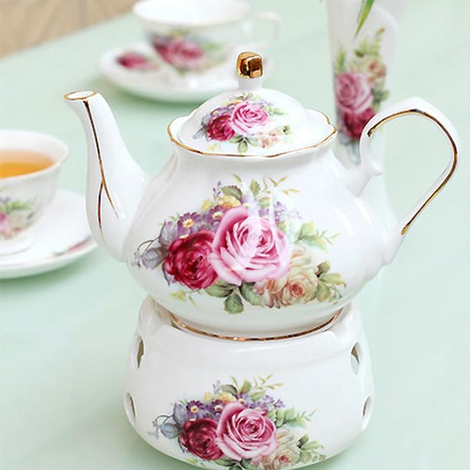 Ceramic Coffee Tea Gift Sets, European Luxury Tea Set, Suitable as A Gift - Image 4