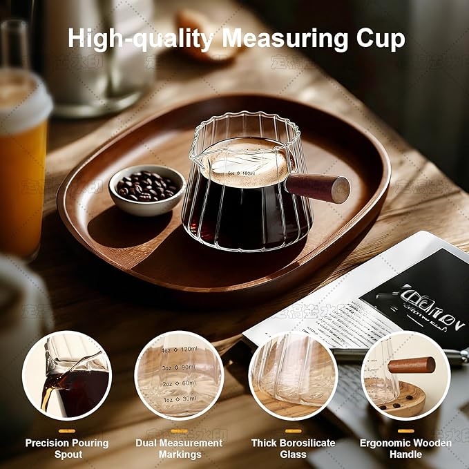Espresso Measuring Cup, 6 Oz Espresso Shot Glass - Image 3