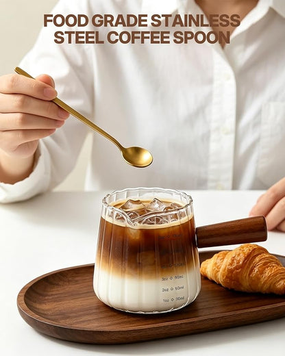 2 PCS 6OZ Glass Espresso Cups - Image 4