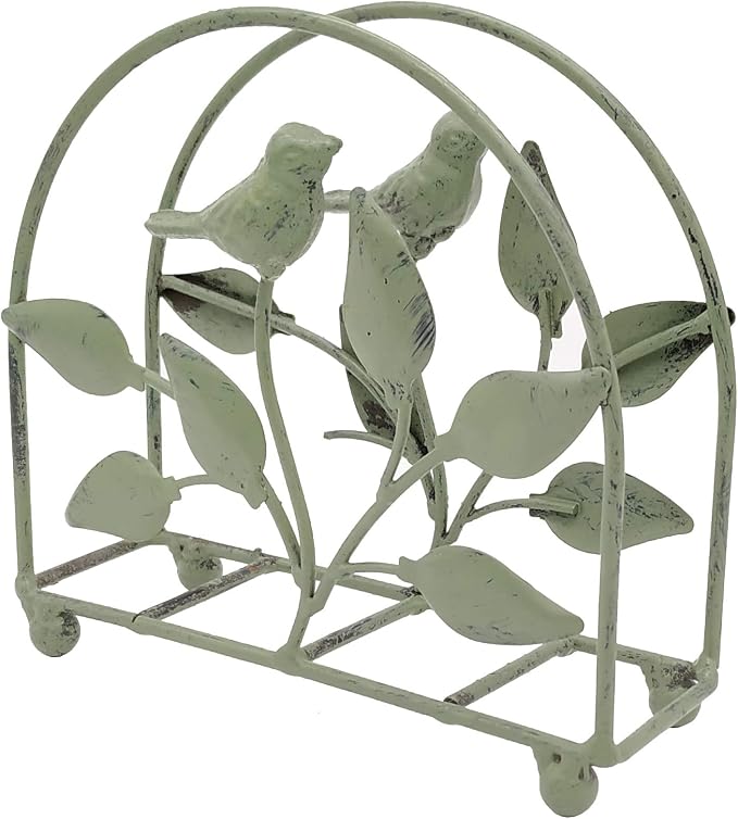 Cast Iron Bird & Tree Classic Napkin Holder/Tabletop Freestanding Tissue - Image 5