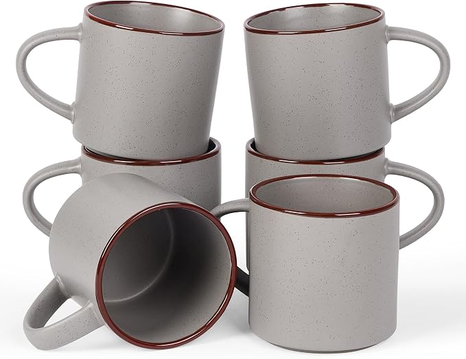 famiware Coffee Mugs Set of 6, Nebula 14oz Coffee Mugs Ceramic Cup Set | by Famiware