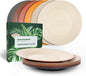 greenandlife 10inch/6pcs Dishwasher & Microwave Safe Wheat Straw Plates, Alternative for Plastic Plates, Lightweight Reusable Unbreakable Dinner Plates, Non-toxin, BPA Free for Kids Adults