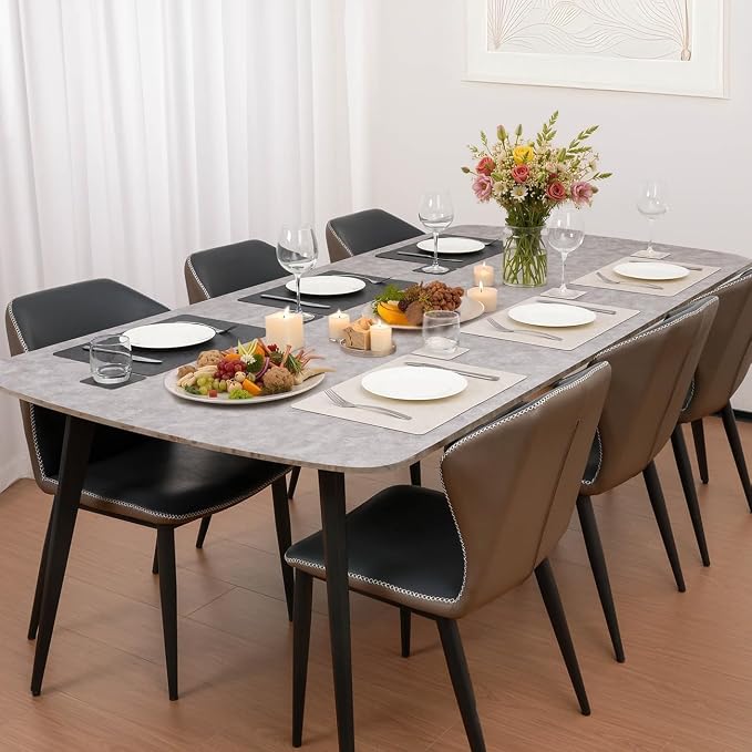 Vinyl Placemats Set of 6, Dual Sided Place Mats - Image 8