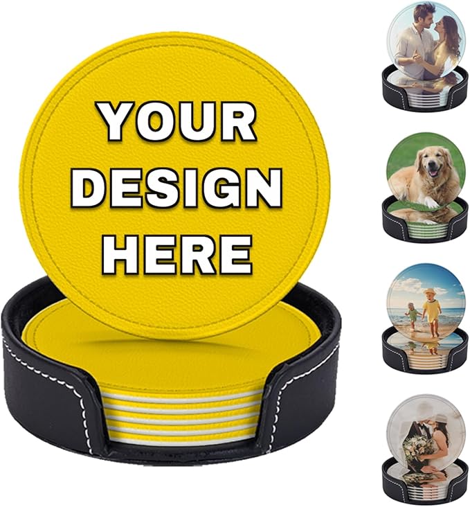 Personalized Drink Coasters by YHPHRTA