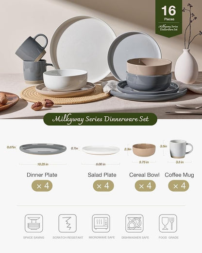 Famiware Milkyway 16-Piece Dinnerware Set - Image 2