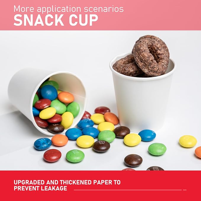500 Pack 3 oz Disposable Paper Cups - Image 8