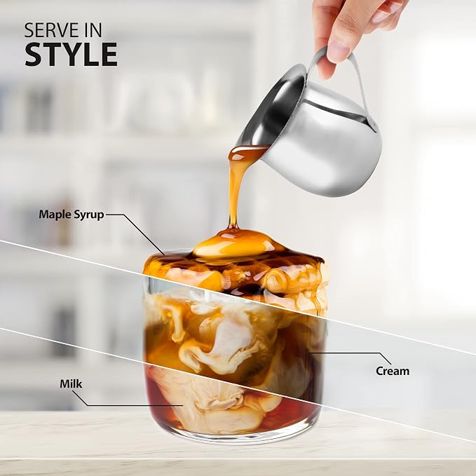 Stainless Steel Bell Creamer Espresso Shot Frothing Pitcher Cup Latte Art - Image 2