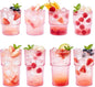 48 Pack Plastic Wine Glasses, 16 Oz Highball Glasses & 12 Oz Cocktail Glasses by Unknown