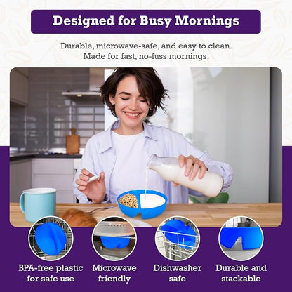 Just Solutions Crunch Anti-Soggy Cereal Bowl - Image 6