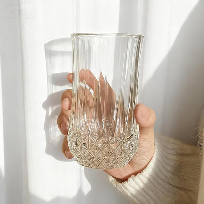 Ruckae Drinking Glasses Set of 8, 11 oz and 7 oz Kitchen Water Glass Cups Set - Image 5