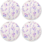 Watercolor Floral Botanical Boho Watercolor 4 Pcs Round Coasters by KLL