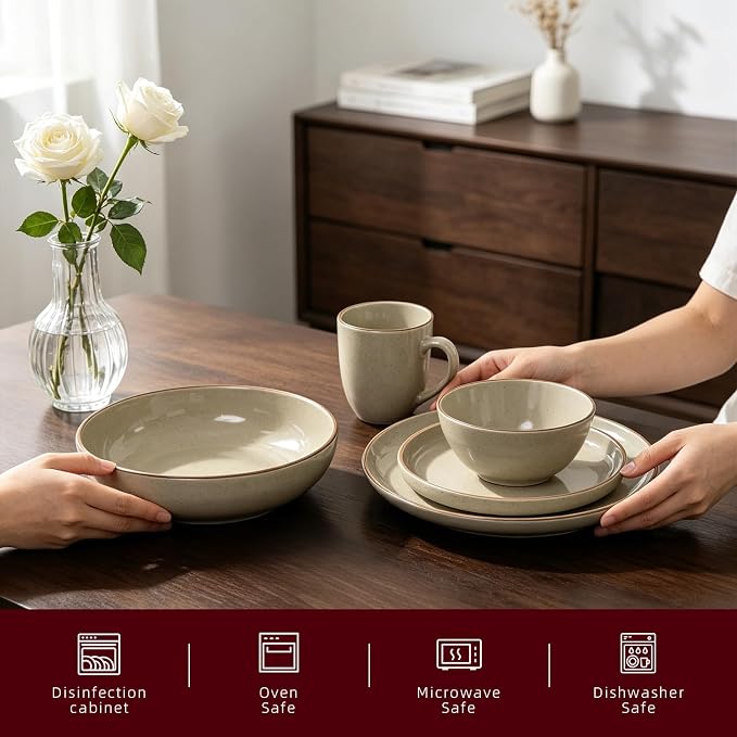 HomeVSS 20-Piece Dinnerware Set - Image 3