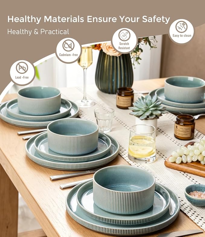 GBHOME Stoneware Dinnerware Sets - Image 5
