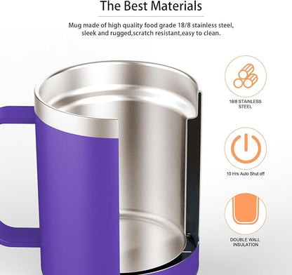 Coffee Warmer with Mug Set, Self Heating Coffee Mug with USB Powered, 131°F - Image 2