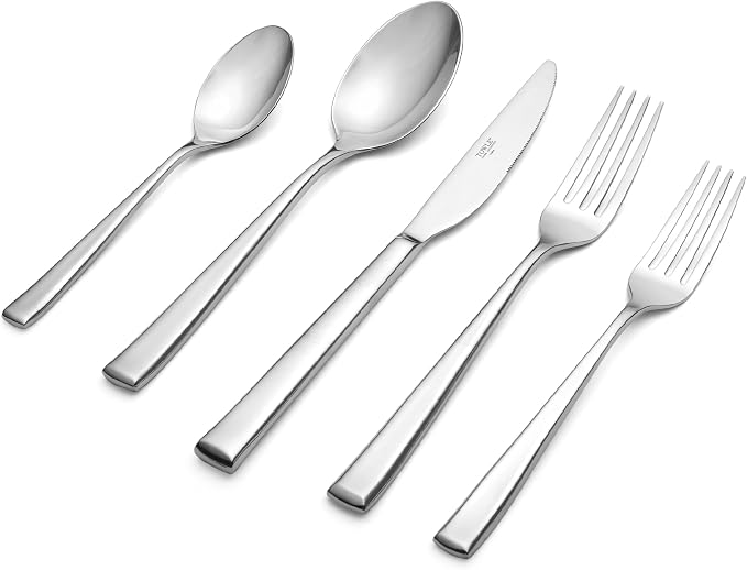 Towle Living Dream 20-Piece Stainless Steel Flatware Set, Service - Image 8