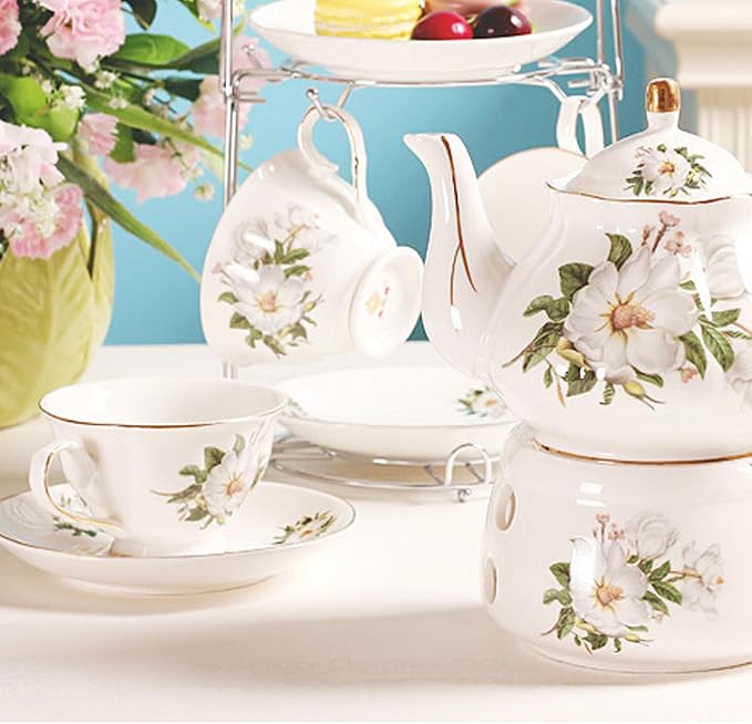 Ceramic Coffee Tea Gift Sets, European Luxury Tea Set, Suitable as A Gift - Image 5