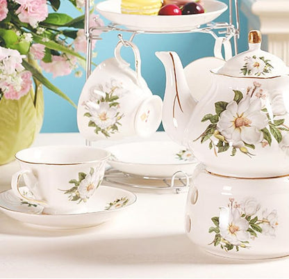 Ceramic Coffee Tea Gift Sets, European Luxury Tea Set, Suitable as A Gift - Image 5