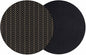 Simple Line Black Coasters Set of 2, Non-Slip Cup Coaster Mat by PIEPLE