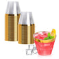 Goodluck 50PCS 9oz Gold Disposable Cups, Plastic Cups by GoodLuck