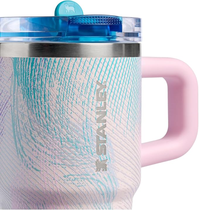 STANLEY Quencher ProTour Flipstraw Tumbler, 20 oz, Sea Glass Plume | Built-In - Image 2