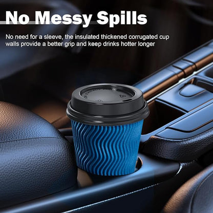 SIUQ 90 Pack 12 oz Disposable Coffee Cups - Image 6