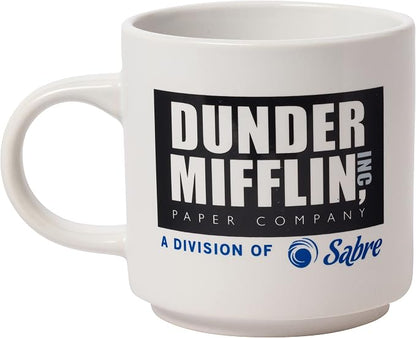 Silver Buffalo The Office Icons and Logo 2pk Ceramic Mug Stack, 13 Ounces - Image 8
