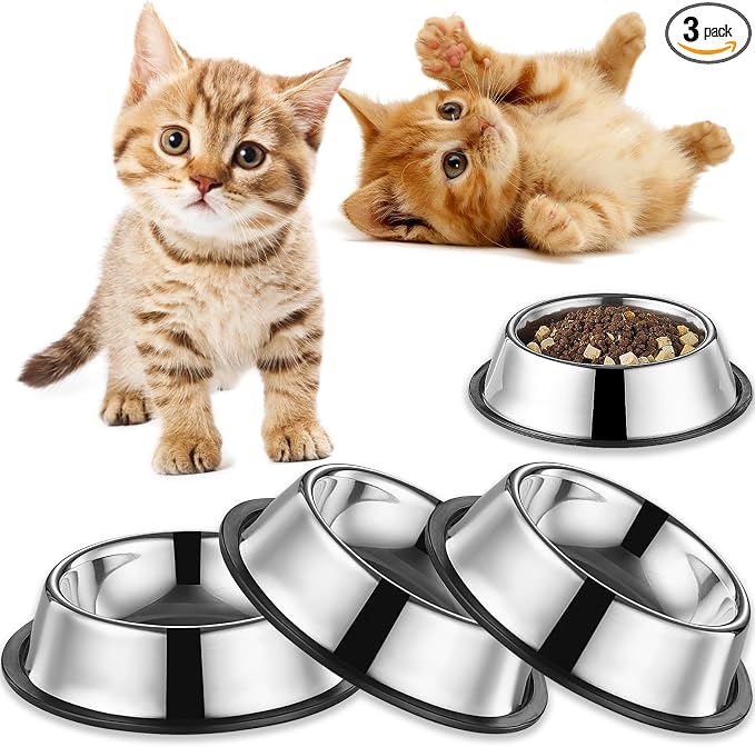 3Packs Cat-Bowls Cat Food Bowl by YUZI