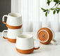 Teocera Ceramic Coffee Mug Set of 4-12 oz Coffee Mugs by Teocera