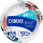 Dixie Large Paper Plates, 10 Inch, 2X Stronger, Microwave-Safe, Soak-Proof by Unknown