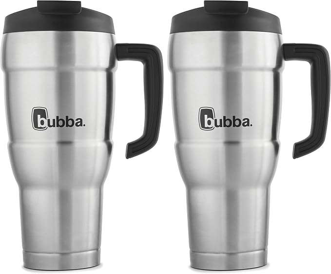 Bubba Hero XL, Vacuum-Insulated Stainless Steel Travel Mug, Stainless Steel | by bubbabrands