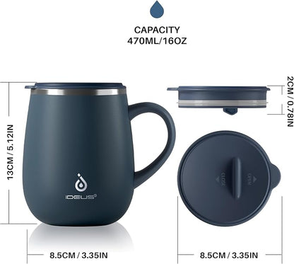 Ideus 16 oz Insulated Coffee Mug - Image 5