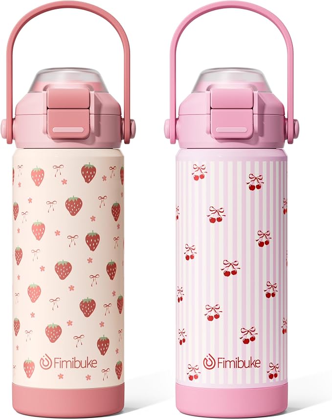 Fimibuke 18oz Kids Insulated Water Bottle by Fimibuke