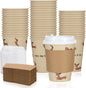 25 Pack 12 oz Disposable Cups Paper Coffee Cups by Unknown