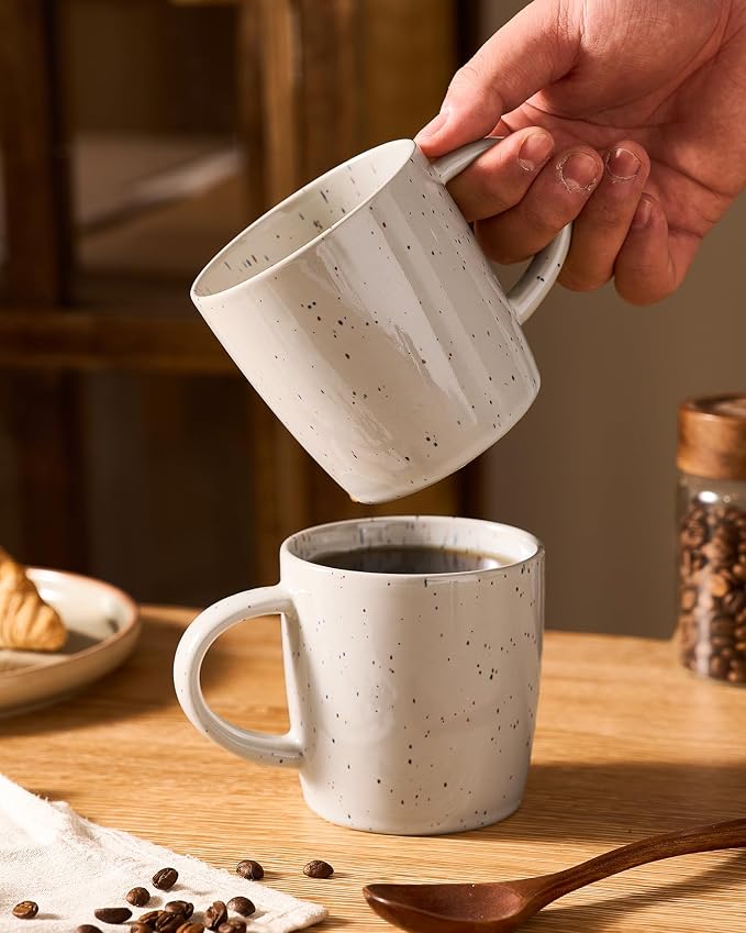 famiware Coffee Mugs Set of 6, Meteor 13 oz Ceramic Mug Cup Set - Image 3
