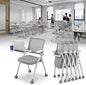 12 Pack Foldable Office Training Chairs by Unknown