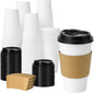 Clawsoff 100 Pack 16 oz Disposable Coffee Cups by BuyNow