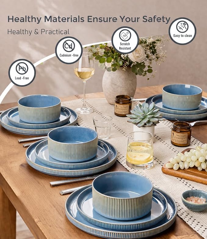 GBHOME Stoneware Dinnerware Sets - Image 6