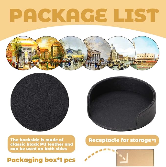 Coasters Set of 6 - Image 6