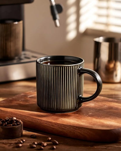 famiware Coffee Mug Set for 4, Star 12 oz Catering Mugs Cup Set - Image 4