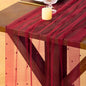 Pearl Table Runner Summer Tulle Gauze Sheer Wedding Party Home Decor | Red by Socomi