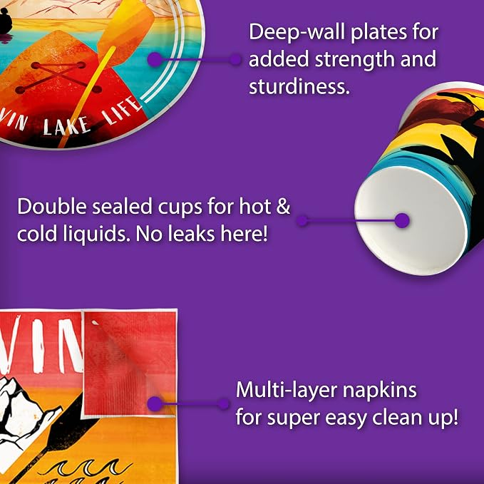 Lake Life Birthday Party Supplies - Image 5