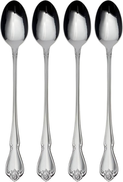 Oneida True Rose Iced Tea Spoons by Oneida