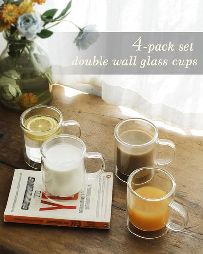 LIBWYS 12oz Double Wall Coffee Mugs - Image 2