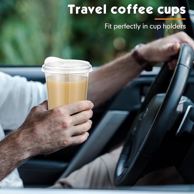 Baderke 50 Pcs Round Bottom Plastic Cups - Image 6