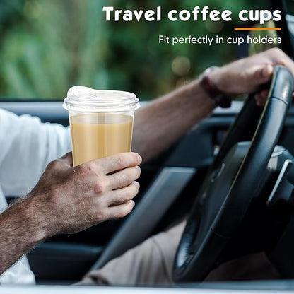 Baderke 50 Pcs Round Bottom Plastic Cups - Image 6