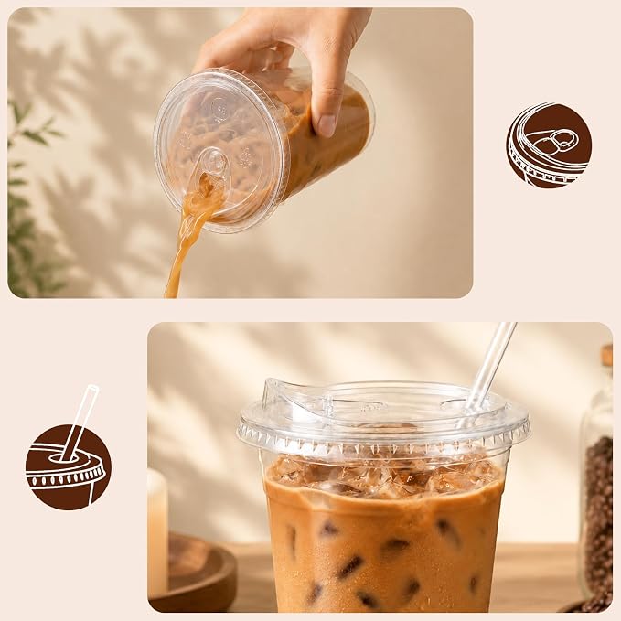 GOSCHE 16 oz Clear Plastic Cups - Image 4