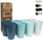 Grow Forward Premium Wheat Straw Cups - 20 oz Unbreakable BPA Free Hard Plastic by GrowForward
