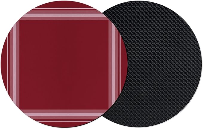 Vintage Red Coasters Set of 2 Absorbent Coasters by Unknown